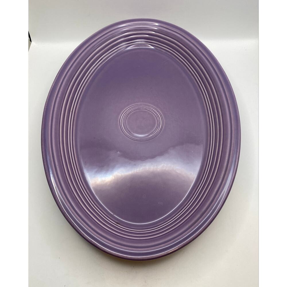 1995 Fiesta Lilac Purple 13.5” Oval Platter Homer Laughlin Retired